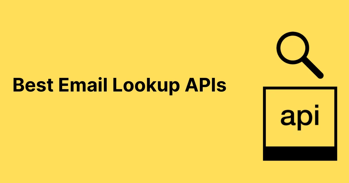 best email lookup apis
