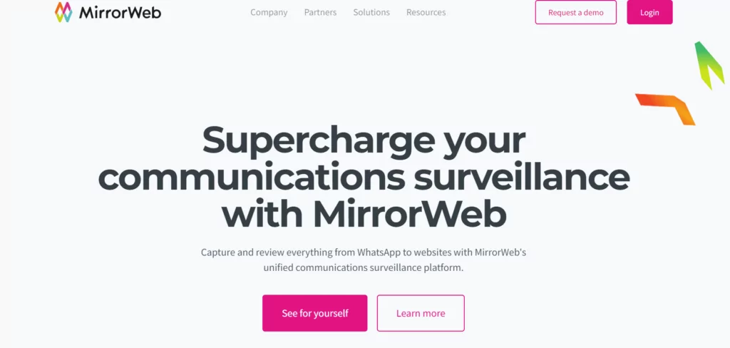 MirrorWeb government compliance web capturing. Wayback alternative