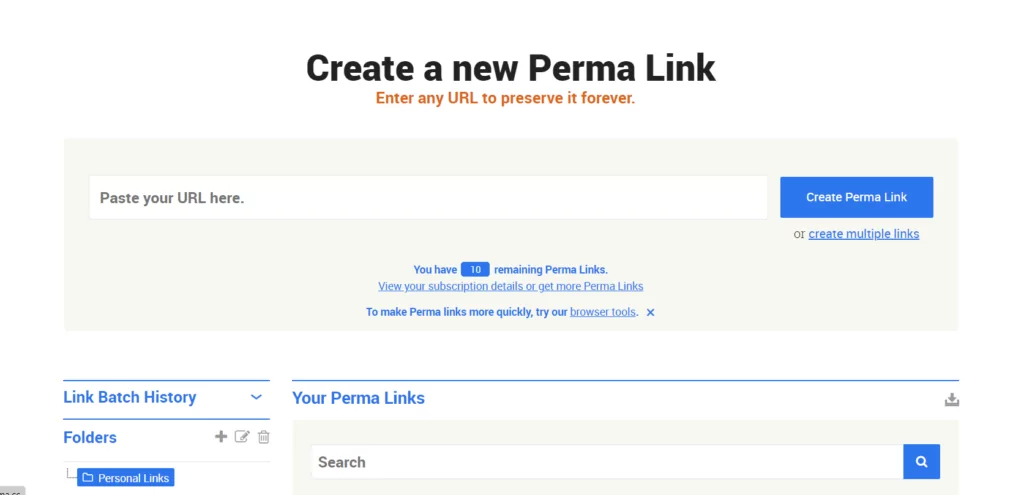 Perma.cc Wayback alternatives