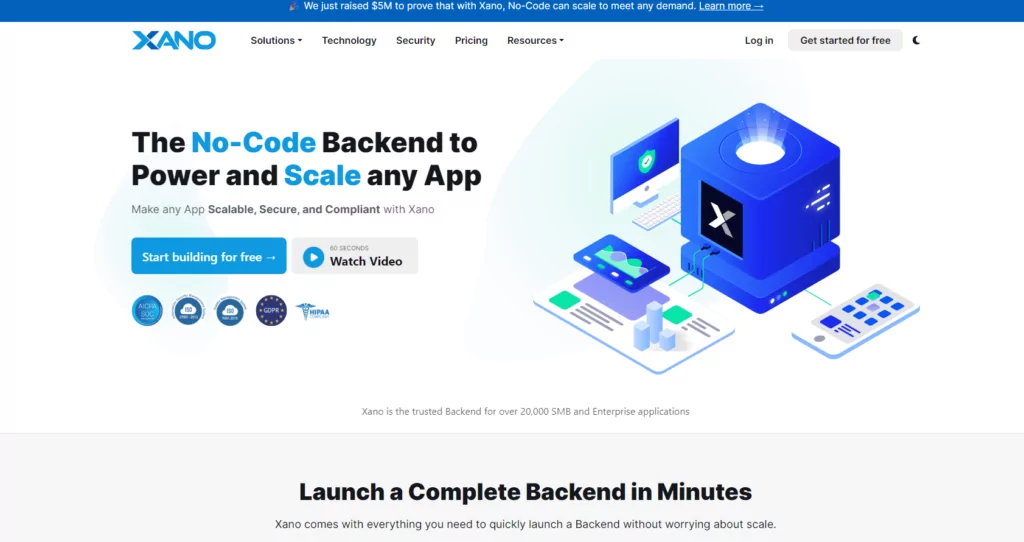 Xano - Best No-Code API Platform